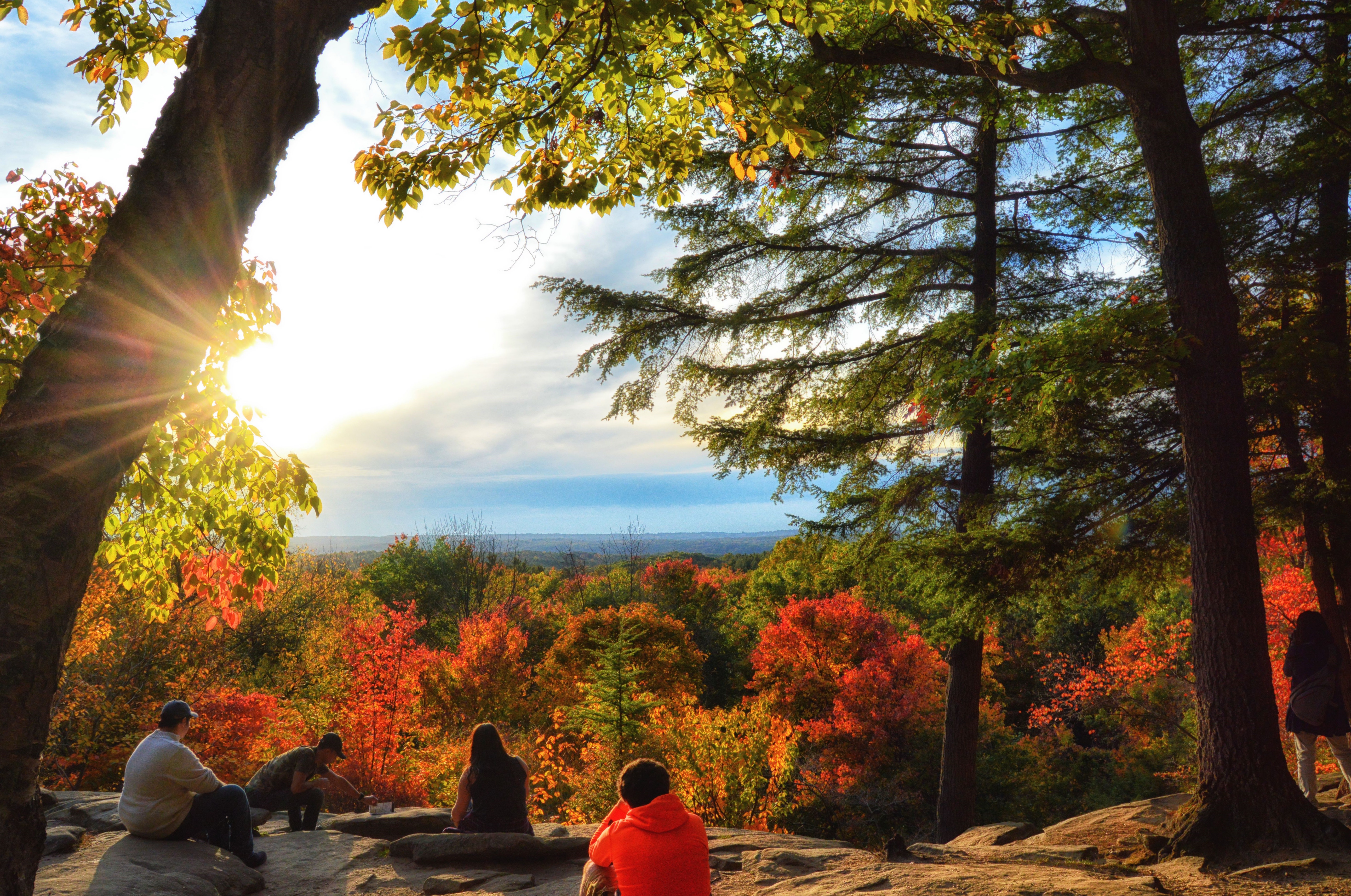 ledges overlook best spots to watch sunset ohio