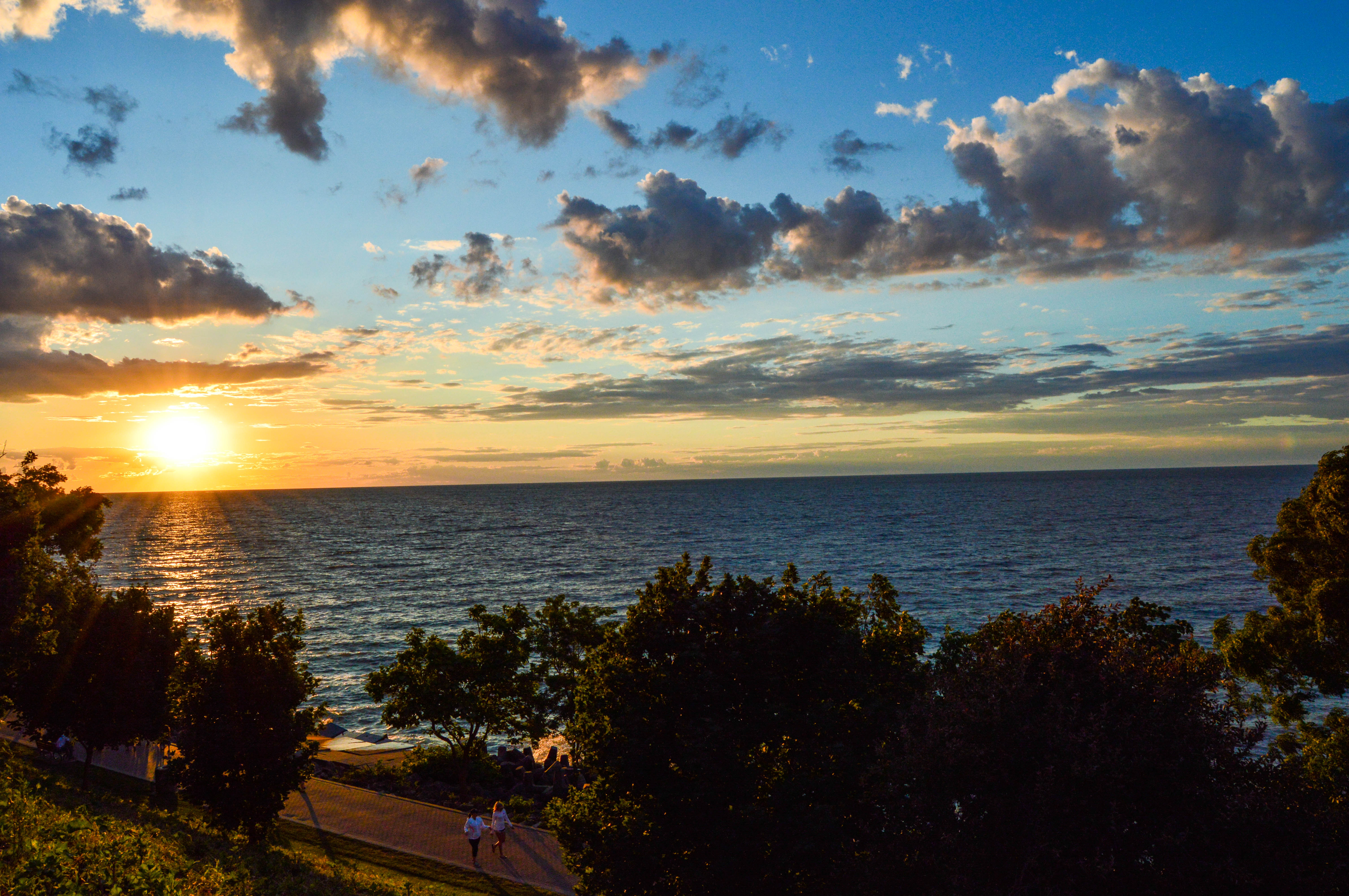 Lakewood Park best spots to watch sunset cleveland