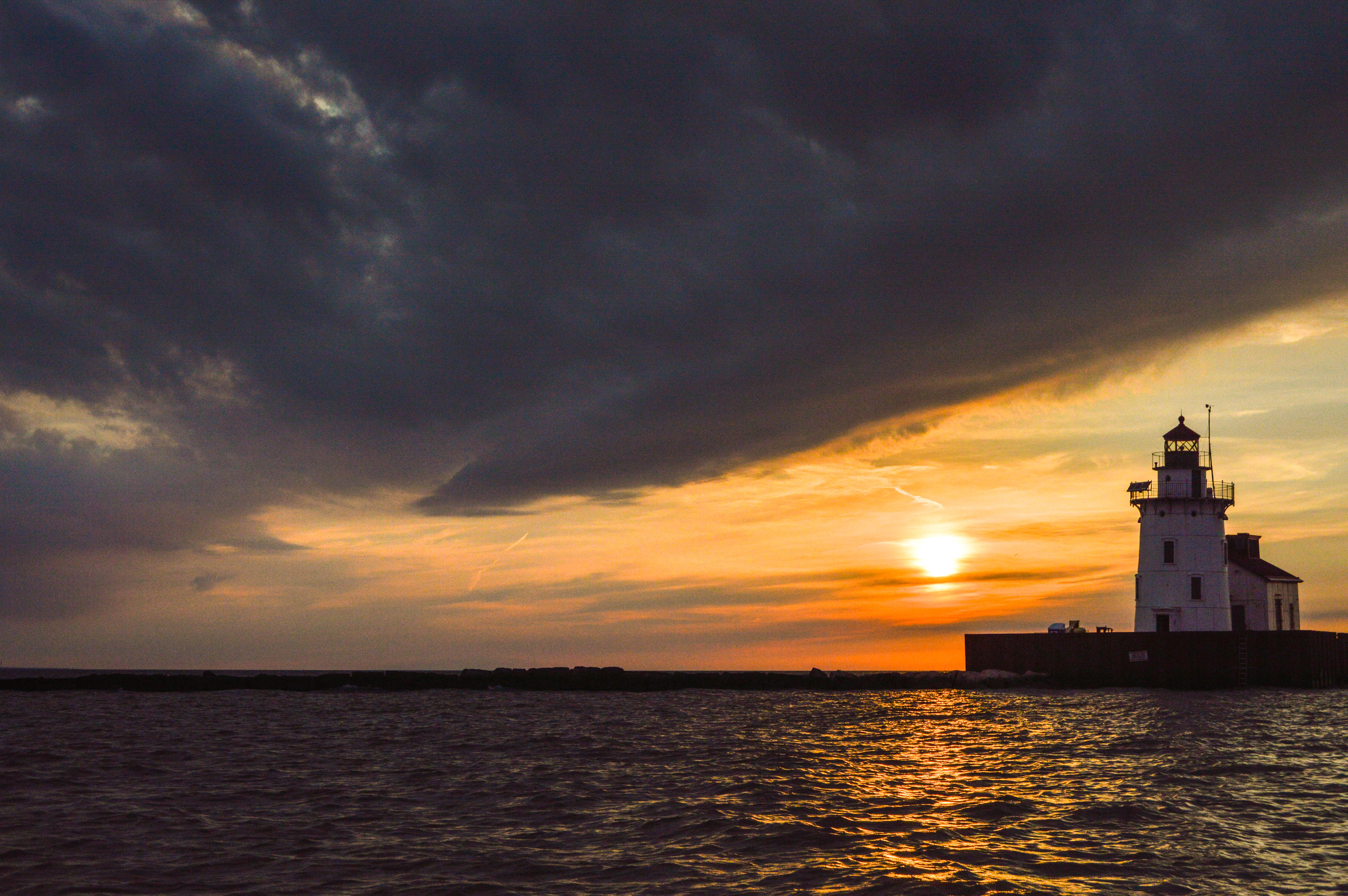 whiskey island best spots to watch sunset cleveland