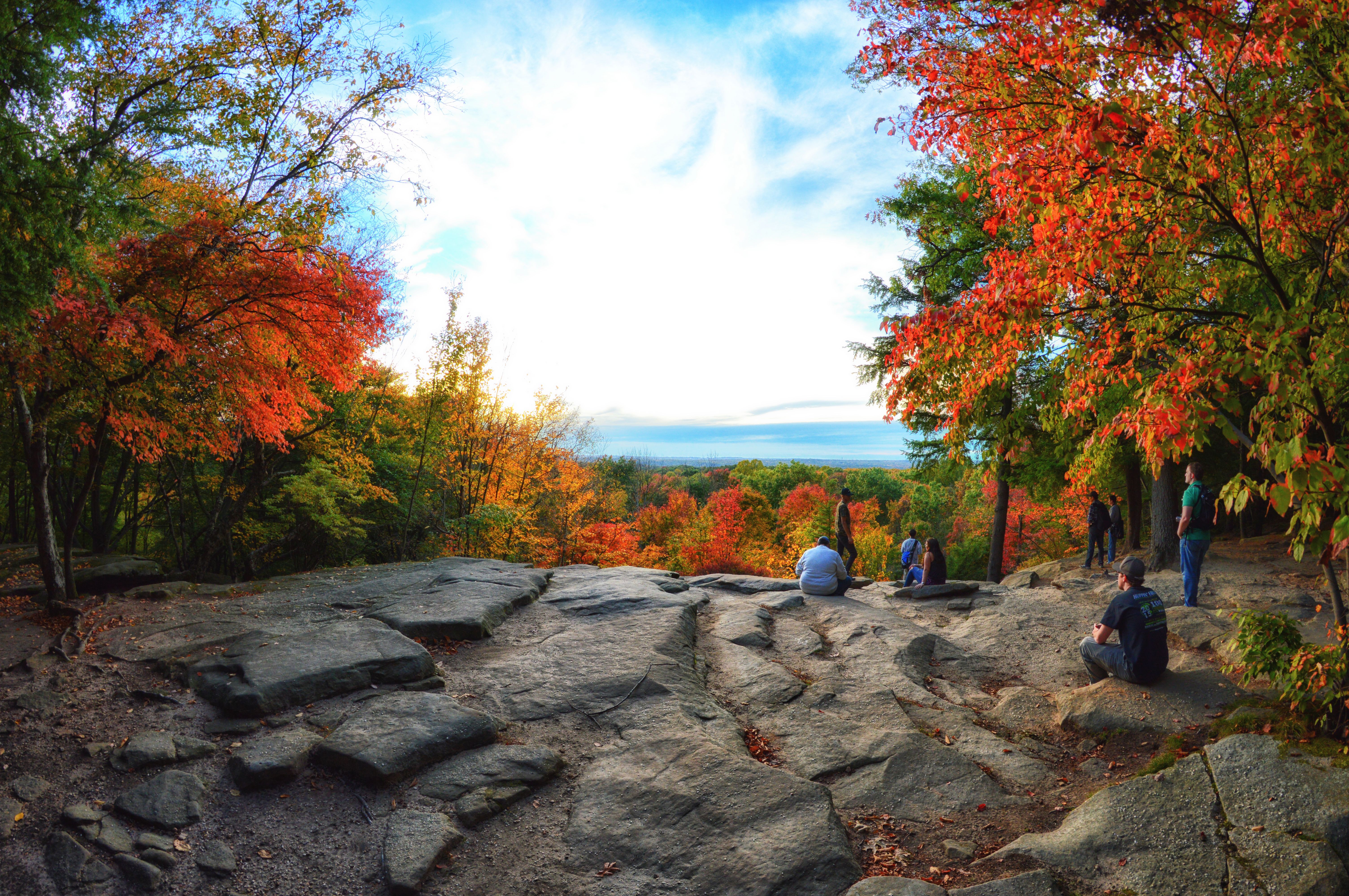 Ledges Overlook best fall hikes near cleveland