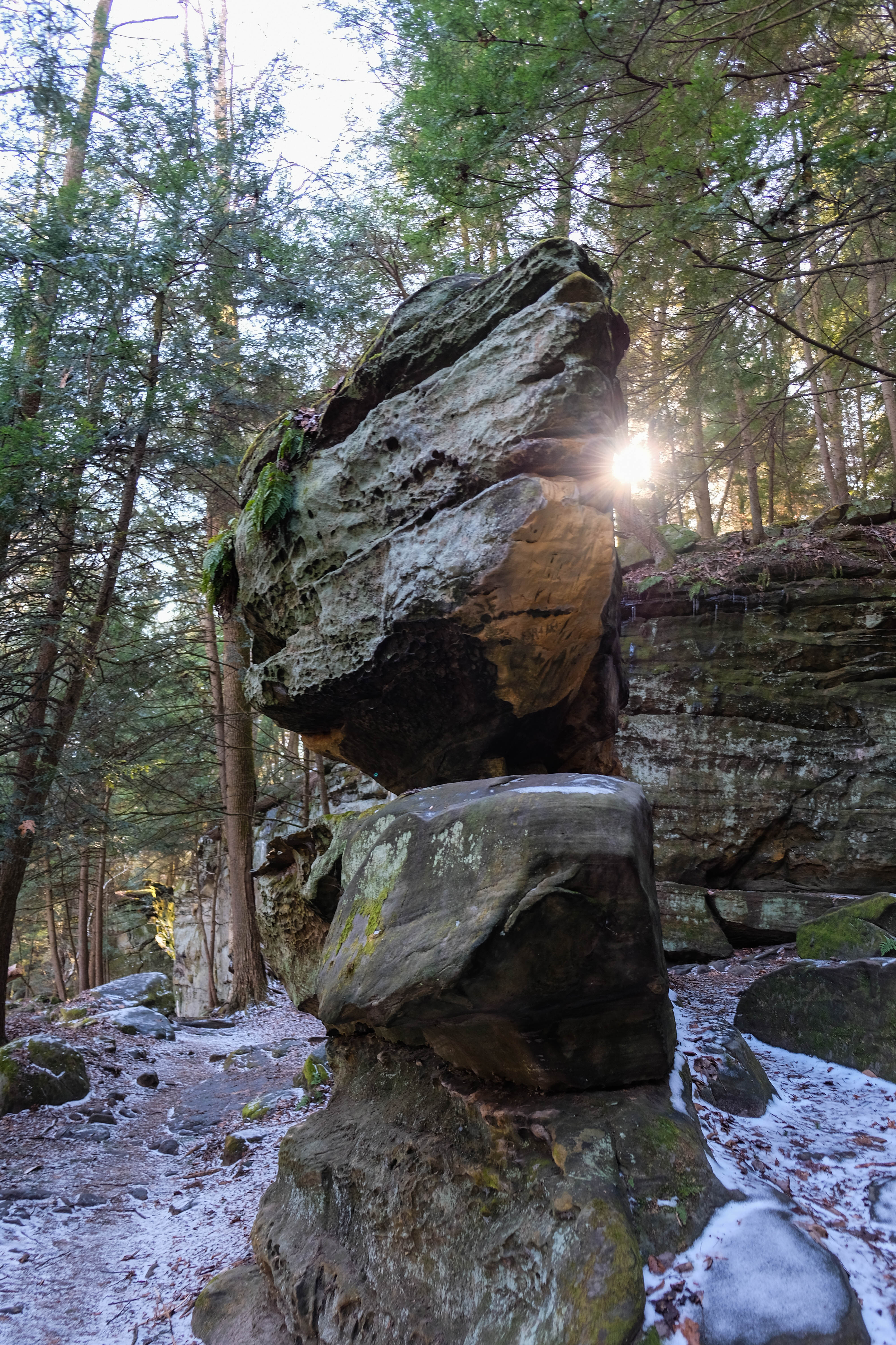 cuyahoga valley national park ledges ohio