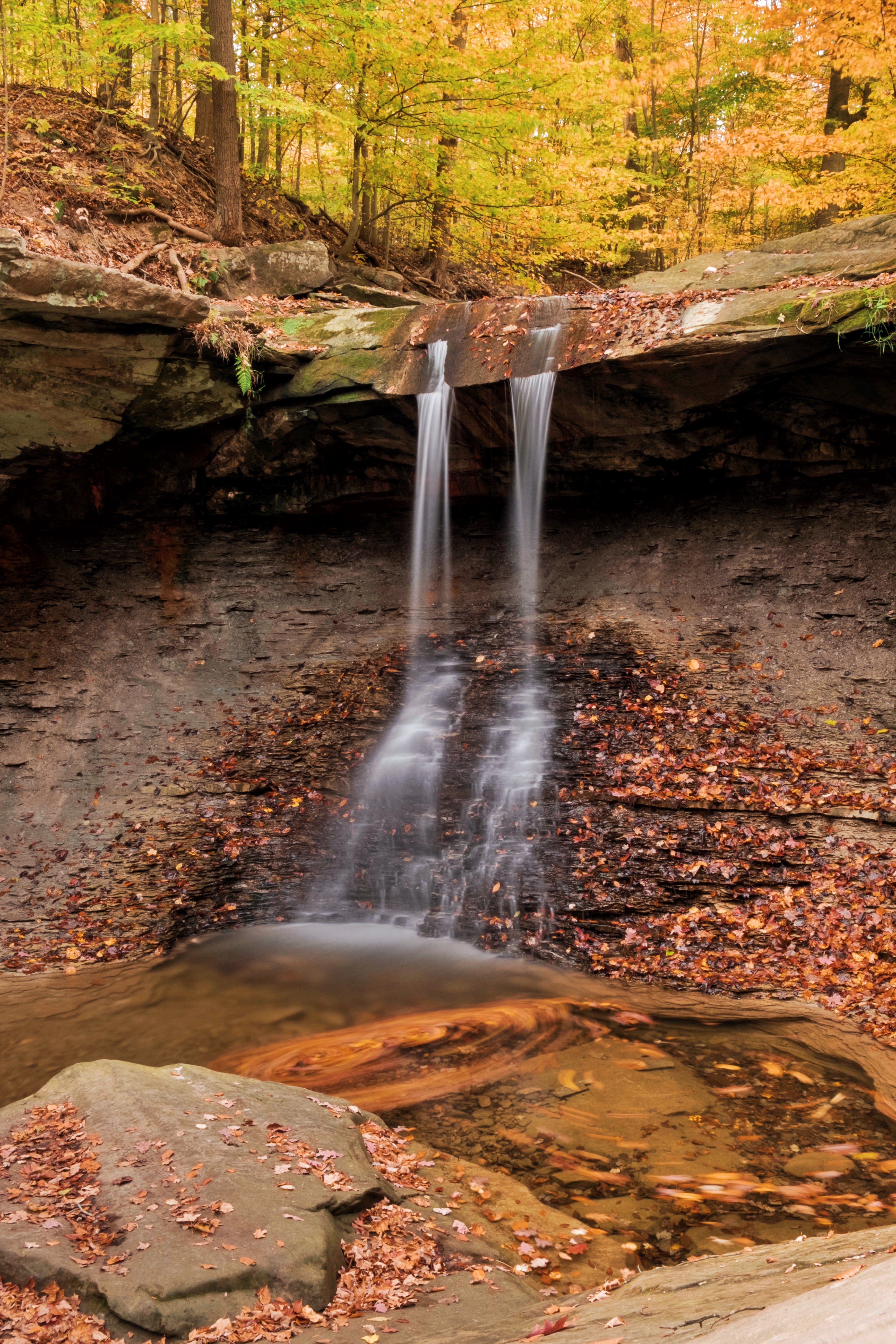 blue hen falls best fall hikes near cleveland
