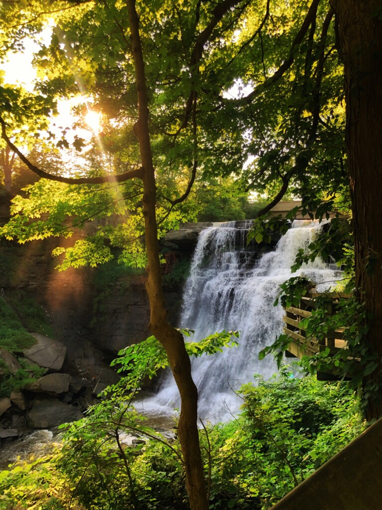 brandywine falls cleveland waterfall