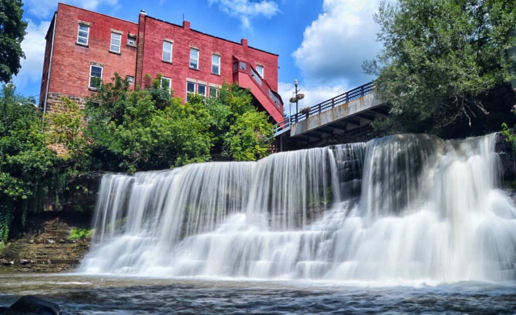 chagrin falls cleveland waterfall